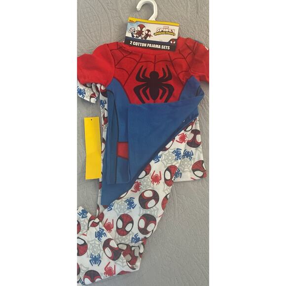 NWT 4PC Sz 4T Marvel Spiderman Amazing Friends Pajama Sets - Picture 7 of 7